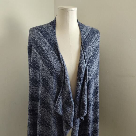 BAREFOOT DREAMS  BAMBOO CHIC KNIT CARDIGAN SWEATER WOMEN'S SMALL / MEDIUM DRAPED - Picture 5 of 16